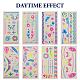 8 Sheets 8 Style Creative Fluorescent Arm Removable Temporary Tattoos Paper Stickers(STIC-TA0002-02)-1