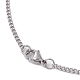 2Pcs 2 Style Natural Black Stone & Opalite Heart Pendant Necklaces Set(NJEW-JN04437)-6