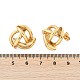 304 Stainless Steel Swirl Stud Earrings(EJEW-M070-12G)-3