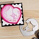 Mother's Day Theme Heart & Woman & Child Carbon Steel Cutting Dies Stencils(PW-WG27002-01)-3