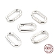 925 anillos de puerta de resorte de plata esterlina(X-STER-Z001-109S)-1