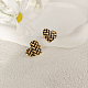 Brass Stud Earrings for Women(MH7259-1)-1