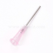 Plastic Fluid Precision Blunt Needle Dispense Tips, Pink, 7.5x6.5x42mm, Inner Diameter: 4mm, Pin: 1.2mm(TOOL-WH0117-18C)