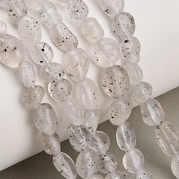 Natural Biotite Beads Strands, Nuggets, Tumbled Stone, 6~10.5x5.5~7.5x3~6mm, Hole: 0.8mm, about 50~54pcs/strand, 14.96''(38cm)