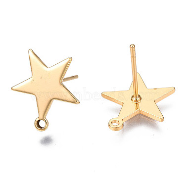 Brass Stud Earring Findings(X-KK-S345-201)-2