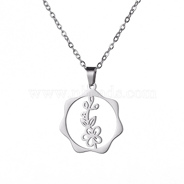 Flower Stainless Steel Necklaces