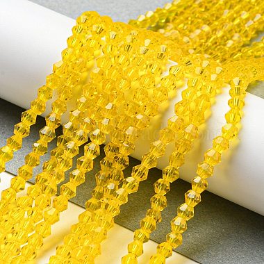 Transparent Glass Beads Strands(EGLA-A039-T4mm-D22)-4