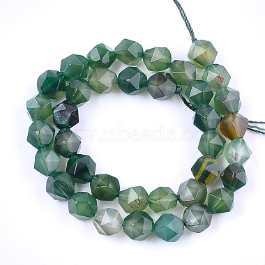 Natural Agate Beads Strands(G-T121-08H)-2