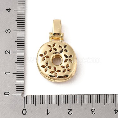 micro cuivres ouvrent pendentifs de zircons(ZIRC-P121-01G-O)-3