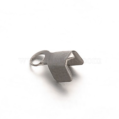 304 Stainless Steel Folding Crimp Ends(STAS-G130-12P)-2