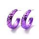 Twist Ring Acrylic Stud Earrings(EJEW-P251-24)-2