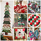 15Pcs 2 Bags 2 Styles Christmas Cotton Fabric(DIY-TA0014-62)-8