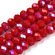 Electroplate Opaque Solid Color Glass Beads Strands(EGLA-A034-P10mm-L21)-1