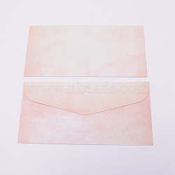 Paper Letter Stationery, Rectangle, Misty Rose, 11x22x0.03cm(DIY-WH0191-02A)