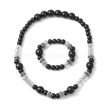 Black Wood Bracelets & Necklaces