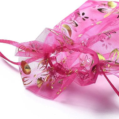 Organza Drawstring Jewelry Pouches(OP-I001-A08)-2