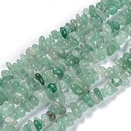 Natural Green Aventurine Beads Strands, Chip, Grade AB, 3~16x3~8mm, Hole: 0.7mm, 32.28''(82cm)(G-G011-06)