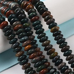 Natural Indian Agate Beads Strands, Saucer Beads, Rondelle, 6~6.5x3mm, Hole: 1mm, about 118~119pcs/strand, 15.35''(39cm)(G-Z030-A16-01)