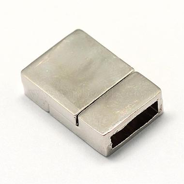Alloy Magnetic Clasps with Glue-in Ends(PALLOY-R089-14P)-2