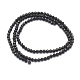 Natürlicher Obsidian-Perlenstrang(G-E411-33-4mm)-2
