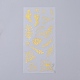 Waterproof Self Adhesive Hot Stamping Stickers Sets(DIY-L030-07A)-1