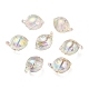 Placage uv perles acryliques irisées arc-en-ciel(OACR-F004-07F)-1