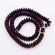 Grade A Electroplate Non-magnetic Synthetic Hematite Beads Strands(G-N0014-8x3mm-08)-2
