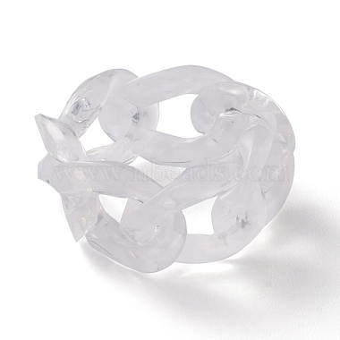 Clear Acrylic Finger Rings