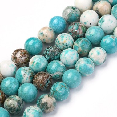 Natural Howlite Beads Strands(X-G-L555-02-6mm)-4