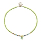 Resin Evil Eye Pendant Necklace with Glass Seed Beaded Chains(NJEW-JN04378)-2