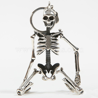 Skull Alloy Keychain