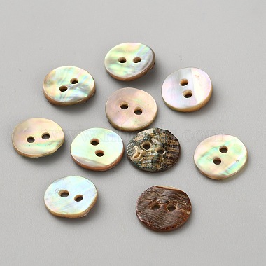 Natural Shell Buttons(BUTT-WH0024-041C)-1