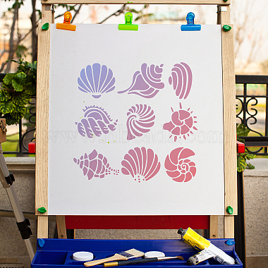 Plantillas de plantillas de pintura de dibujo ahuecadas de plástico para mascotas(DIY-WH0286-016)-5