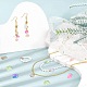 70pcs 7 couleurs perles de verre bicolores(GLAA-CJ0001-78)-8