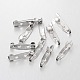 Platinum Iron Pin Backs Brooch Safety Pin Findings(X-E035Y)-1