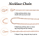 Elite 10Pcs 10 Styles Brass Paperclip & Cable & Box & Satellite & Bar Link Chain Necklaces Set(MAK-PH0004-33RG)-4