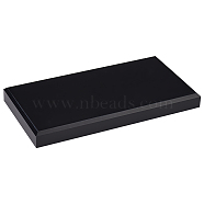 Rectangle Opaque Acrylic Display Base, for Jewelry, Toys Display, Black, 15.2x7.6x1.4cm(DJEW-WH0034-50B)