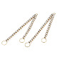 Brass Pave Crystal Rhinestone Chain with Ring Big Pendants(KK-N216-423-03LG)-3