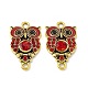 Alloy Rhinestone Connector Charms(FIND-C019-10AG-02)-2