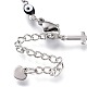 304 lien bracelets en acier inoxydable(BJEW-M203-06P-A)-3