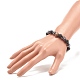 4Pcs 4 Color Natural Lava Rock & Synthetic Hematite Stretch Bracelets Set(BJEW-JB07881)-3