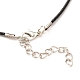Rack Plating Alloy Heart Pendant Necklaces Sets(NJEW-B081-07B)-6