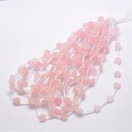 Natural Rose Quartz Beads, Rose, 8x6~7mm, Hole: 1mm(G-O156-A-16)