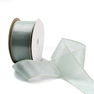 20 Yards Polyester Ribbon, for Gift Wrapping, Light Cyan, 1-1/2 inch(38mm), about 20.00 Yards(18.29m)/Roll(OCOR-Z005-01J)