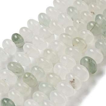 Natural Jade Beads Strands, Faceted, Rondelle, 6x4mm, Hole: 0.6mm, about 99~103pcs/strand, 15.55''~15.75''(39.5~40cm)