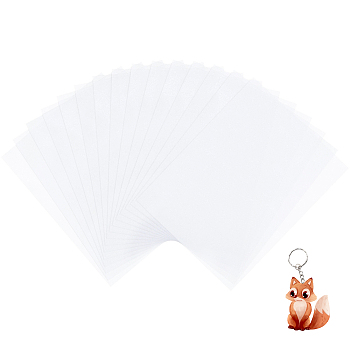 Resin Heat Shrink Sheets Film, For DIY Jewelry Making and Drawing Craft, Clear, 291x212x0.3mm