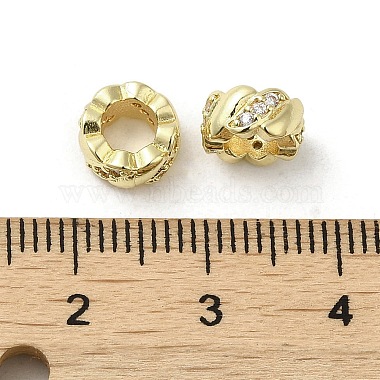 Rack Plating Brass Micro Pave Cubic Zirconia European Beads(KK-F866-10G)-3
