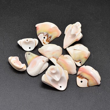 10mm PeachPuff Nuggets Other Sea Shell Beads
