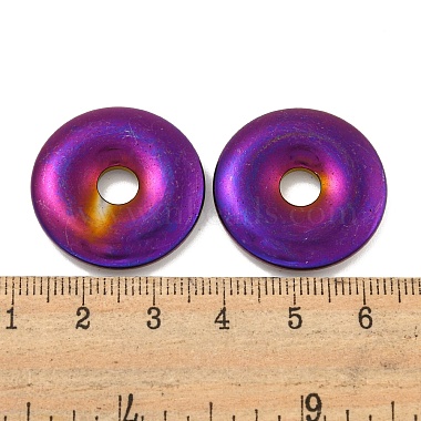 Electroplated Synthetic Non-Magnetic Hematite Pendants(G-C136-04F)-3