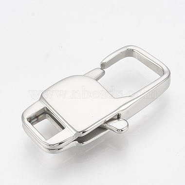 Stainless Steel Color Rectangle Stainless Steel Lobster Claw Clasps